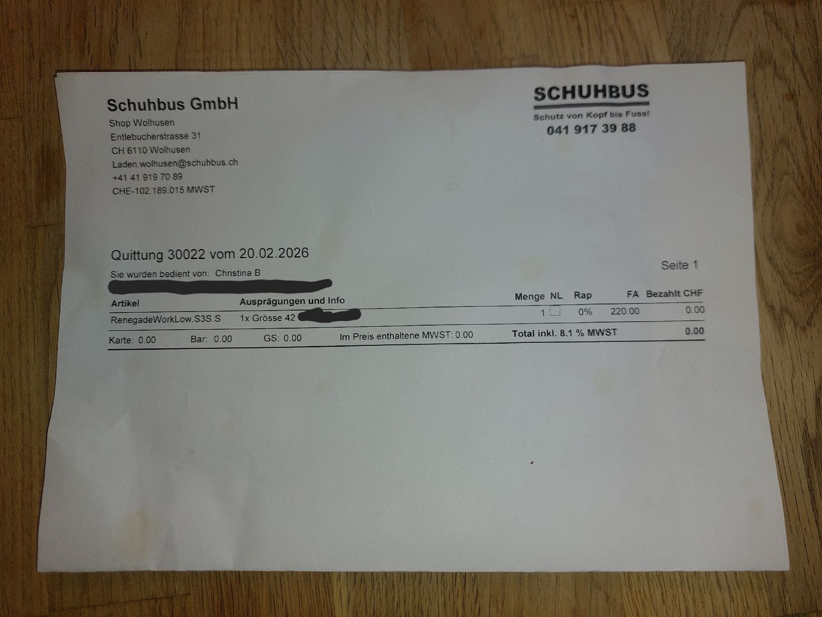 Lowa Herrenschuhe: Arbeitsschuhe LOWA Renegade Work Low S3 – Neu (gemäss Beschreibung) aus Doppleschwand von Schuetzenkoenig 3