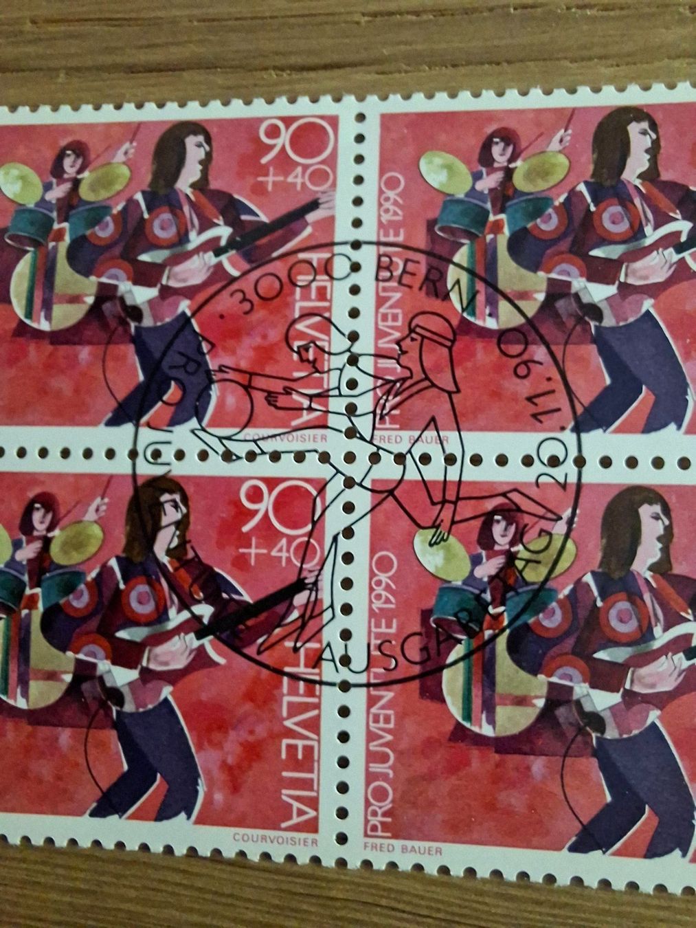 Tutti i francobolli: 4er Blocks: Pro Juventute 1990 – Nuovo (secondo la descrizione) da Hinterkappelen venduto da 1399 9