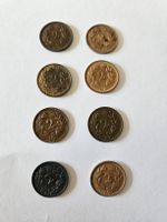 2 Rappen, 8 stk ab 1918 bis 1942