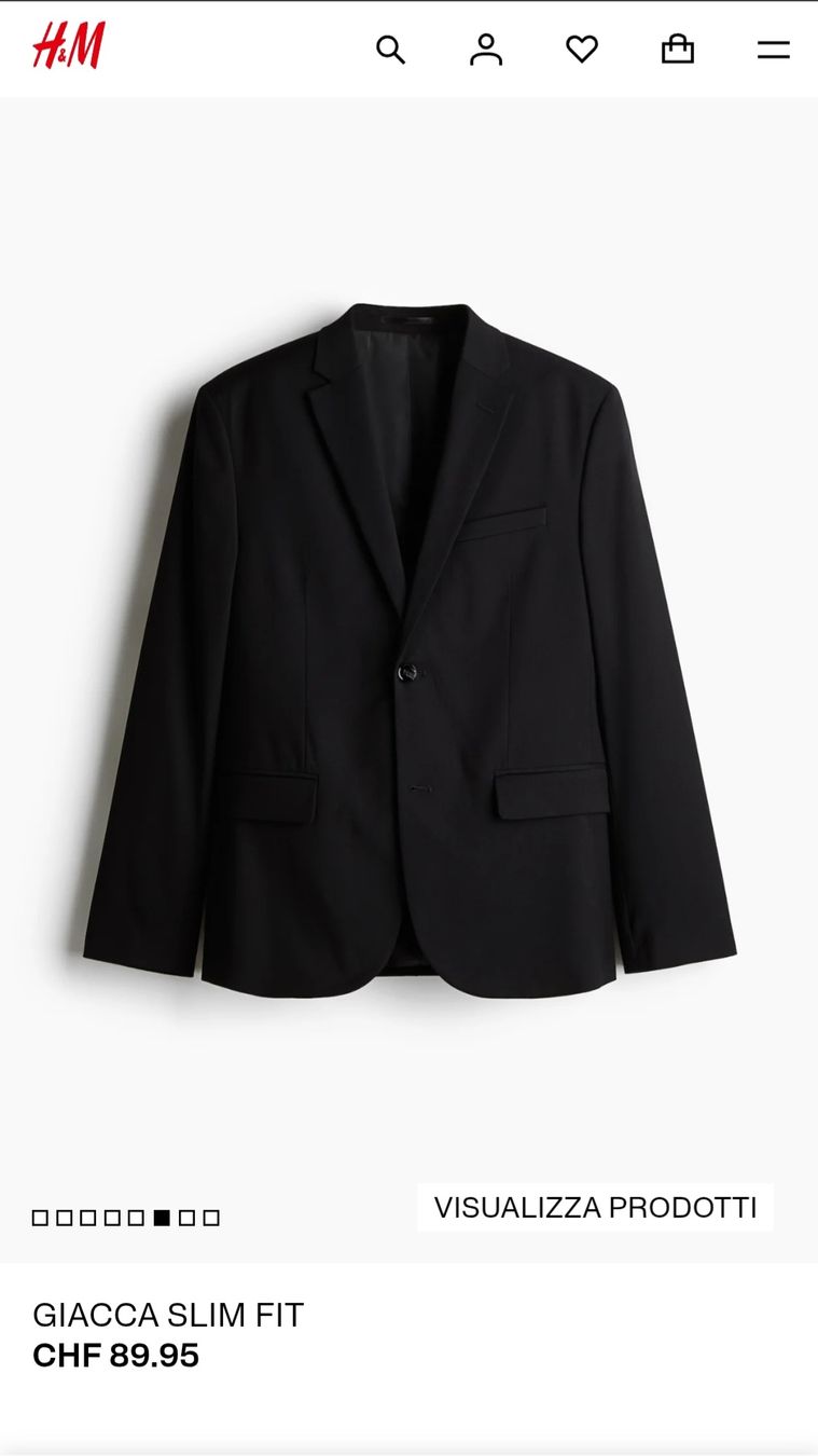 H&M Giacche: Elegante schwarze H&M Jacke – Nuovo (secondo la descrizione) da Kreuzlingen venduto da Lore2000 2