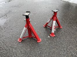 2 Unterstellbock Klappbare 2t, Stützbock Wohnwagen