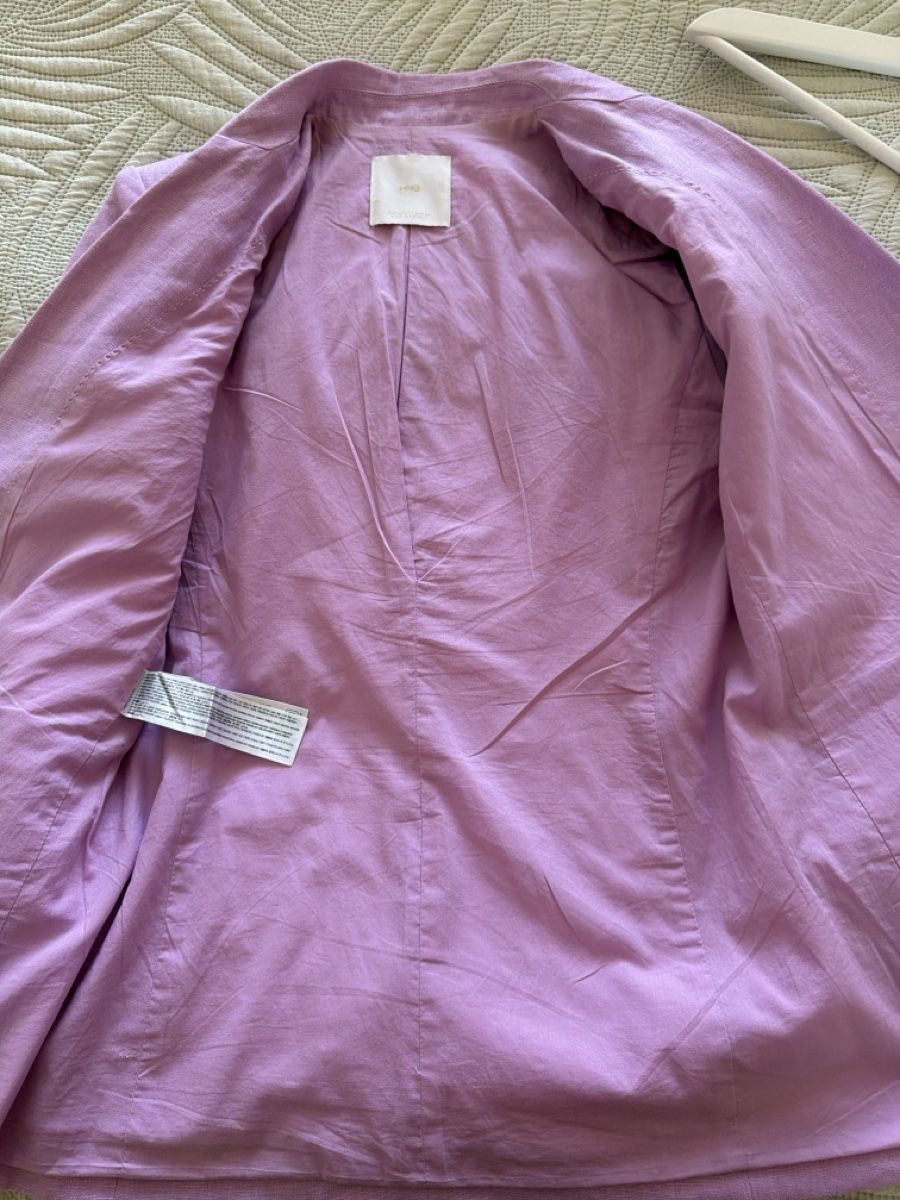 Mango Lotti di vestiti: MNG Blazer avec pantalon  Lilas  – Usato da Les Acacias venduto da Janar 8