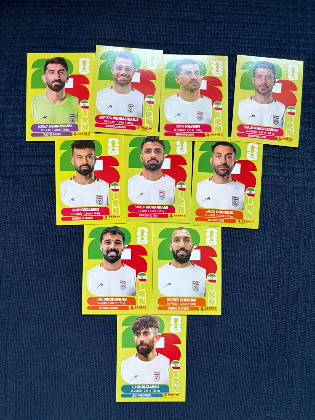 Panini Carte collezionabili: 10 Panini Sammelbilder von Iran – Usato da Thalwil venduto da kon_v82n