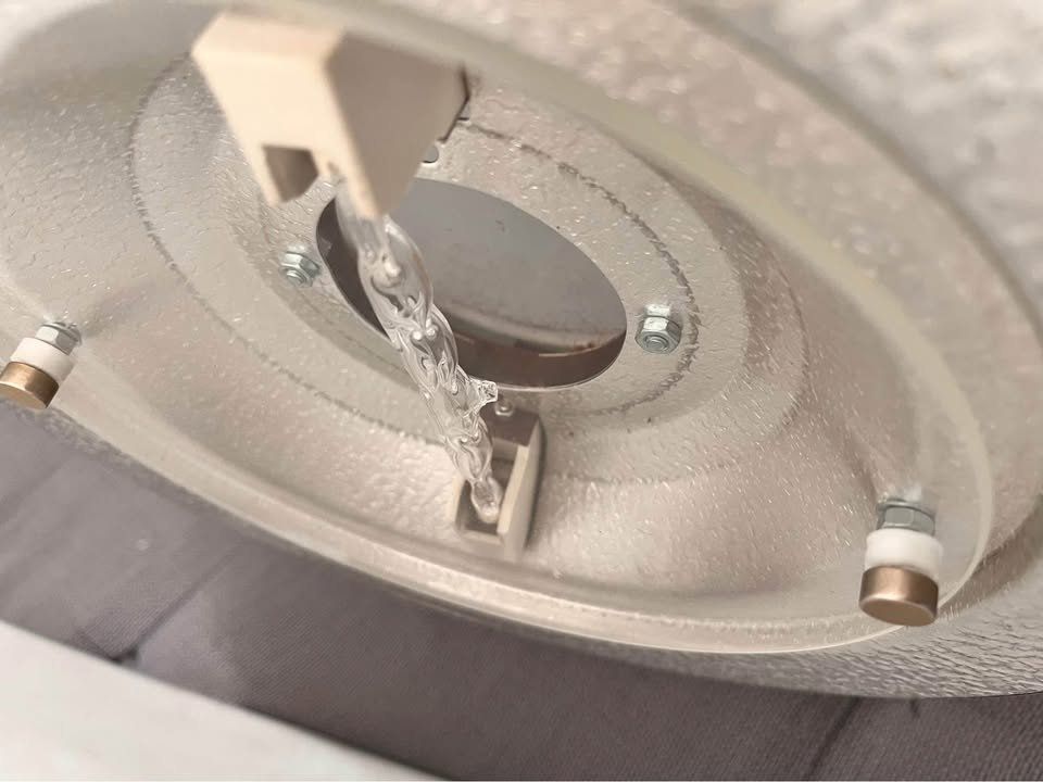 Lampade: Runde, dimmbare Hängelampe aus Glas – Usato da Niederglatt ZH venduto da estrich04 2
