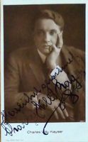 Charles Willy Kayser (1881-1942) Schauspieler - Autogramm