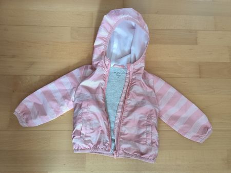 Kinder Jacke Manor corail gestreift, Grösse 80, Top Zustand