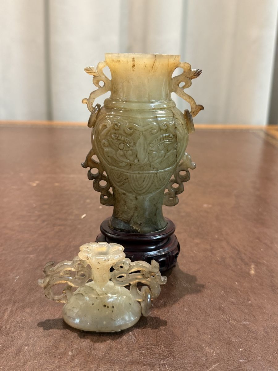 Sculptures & Statues: Antike Jade-Deckelvase, China – D'occasion à Zofingen par GrosisWonderkeller 4