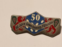 1 Pin Gewerbeverein Fällanden 50 Jahre