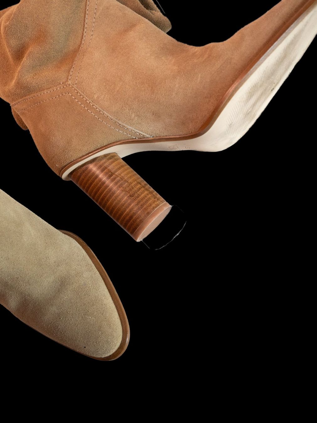 Zara Scarpe da donna: Zara Absatzstiefel aus Veloursleder – Nuovo (secondo la descrizione) da Bülach venduto da deinmica 4