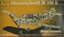 plastic model kit 1/ 72 HELLER 80231 MESSERSCHMITT BF 108B