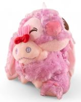 Peluche Rose ANGEL stitch avec bébé zombi 25 cm NEUF labubu