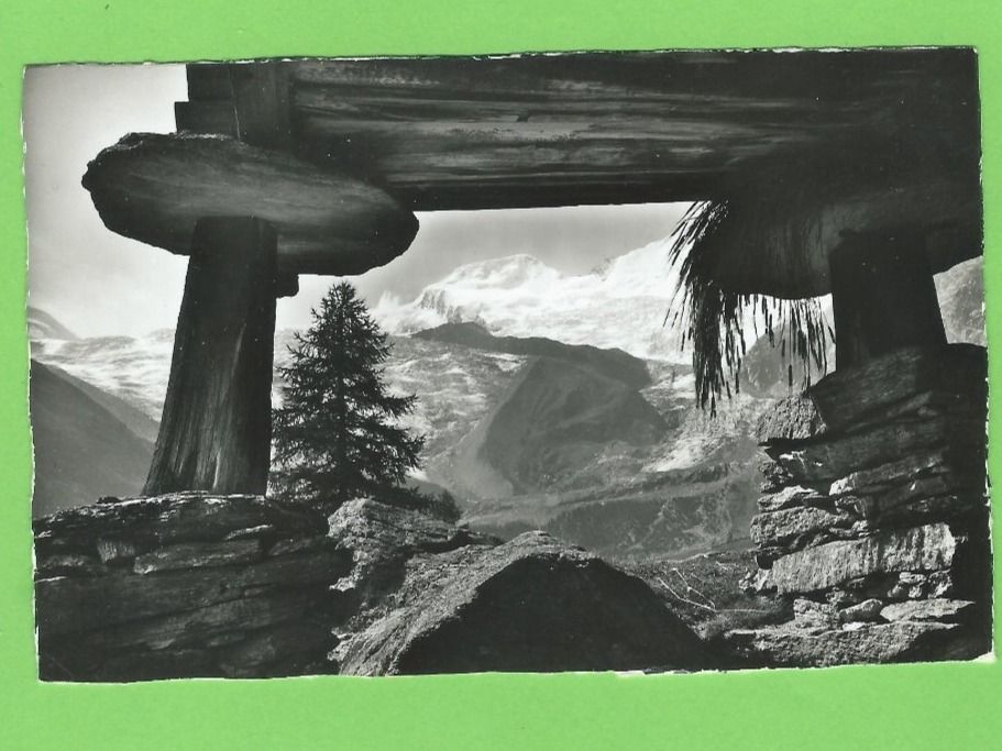 Cartoline postali: Kornspeicher in Saas Fee Alphubel – Nuovo (secondo la descrizione) da Zürich venduto da t24_de