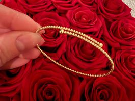 Gold Armreif / 750 Gelbgold Armband