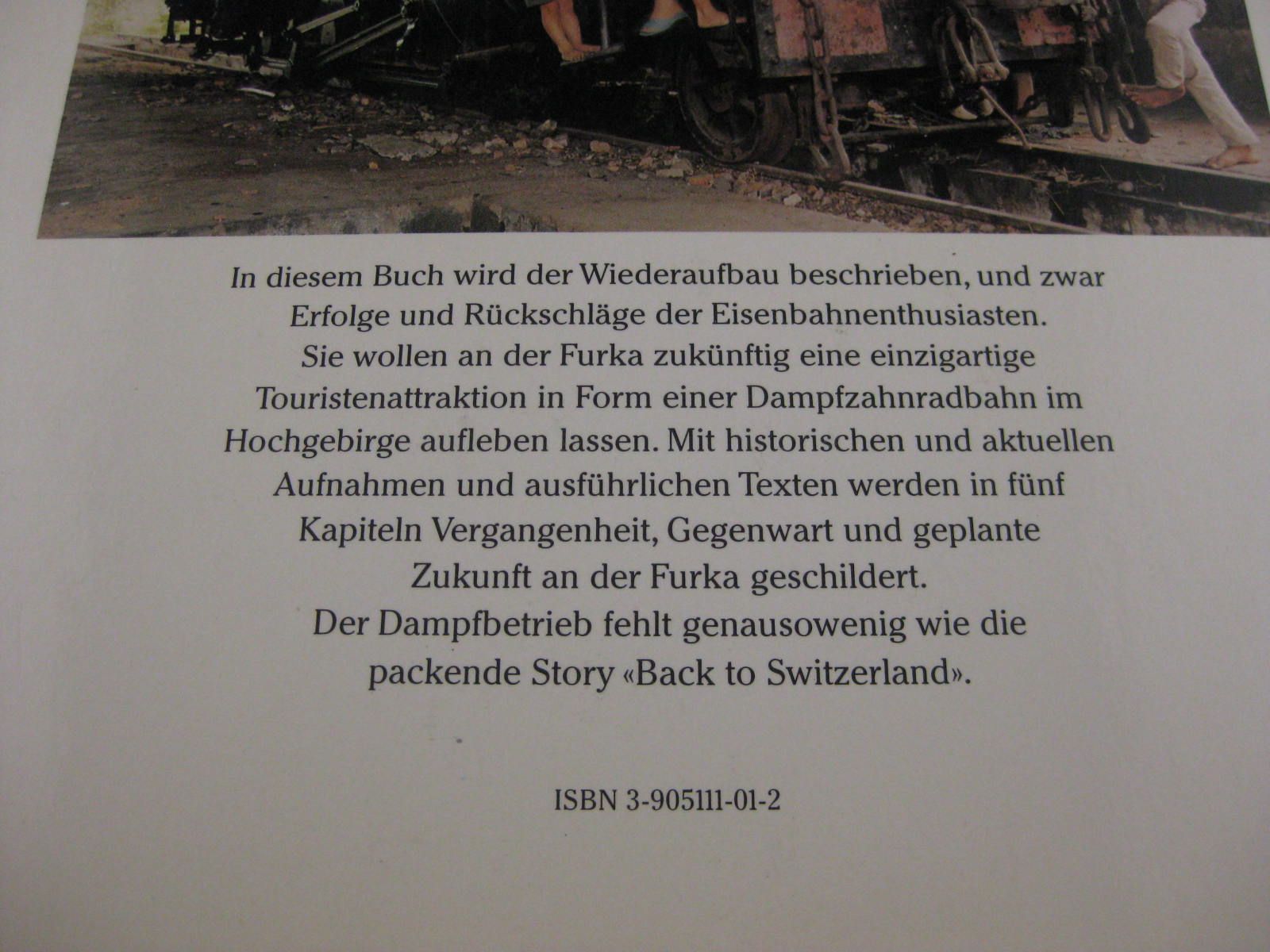 Livres: Buch: Furka-Bergstrecke – D'occasion à Malters par Marosko 1