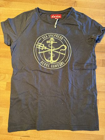 Derbe Hamburg T-Shirt Sea Shepherd XS/34 Top Zustand!