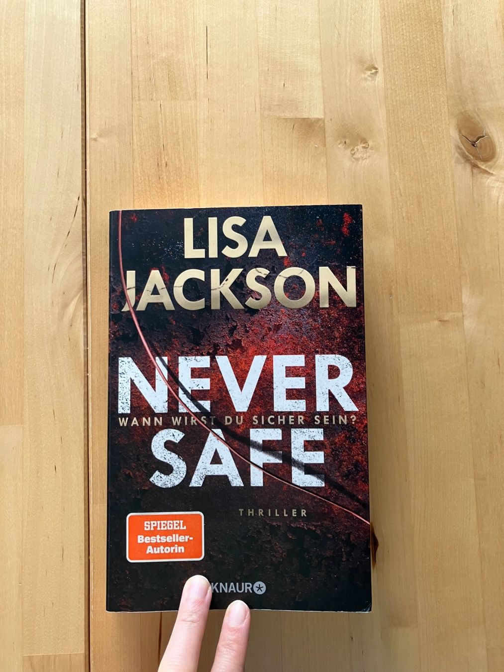 Libri: Buch Krimi never save (Lisa Jackson) – Usato da Spiez venduto da JaS