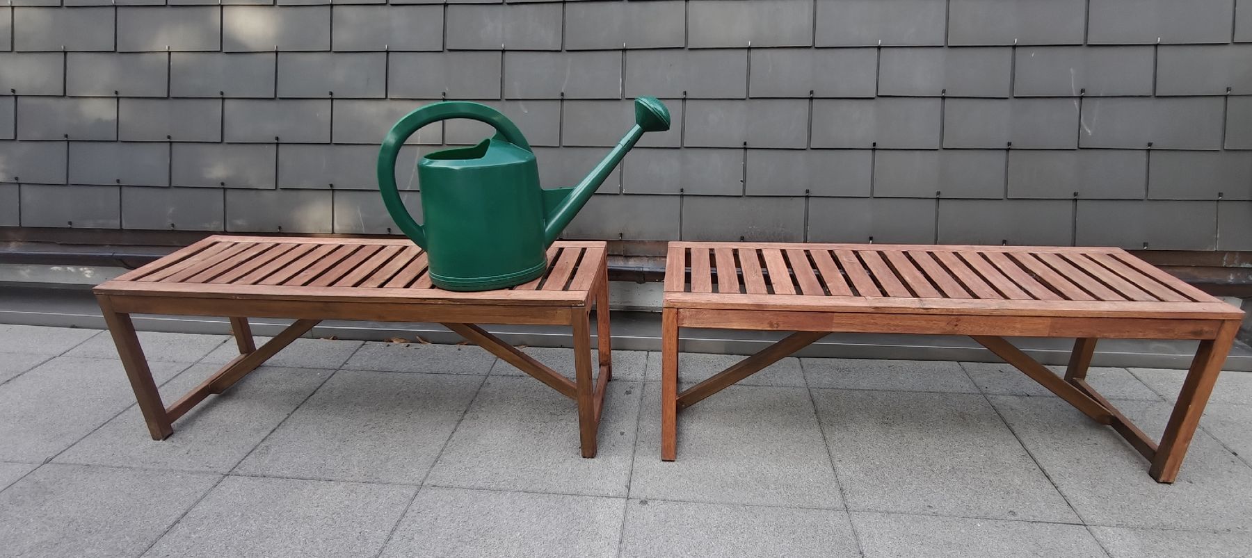 Panchine: 2x Holzbank Gartenbank – Usato da Langenthal venduto da Josefiiina 1