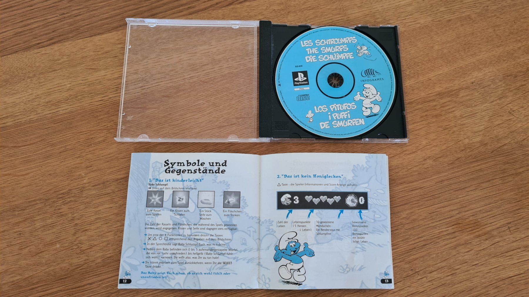 Sony Giochi: PlayStation PS1 - Die Schlümpfe - PAL Edition – Usato da Winterthur venduto da stufaphi 1