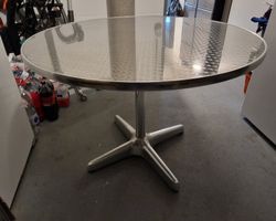 Runder Tisch Aluminium Klappbar