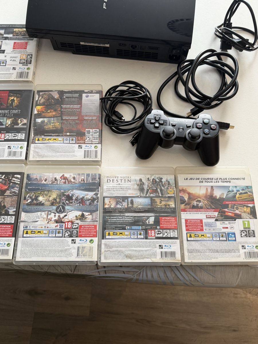 Sony Console: PlayStation 3 + 10 Jeux + Manette – Usato da Genève venduto da sho_67qj 5