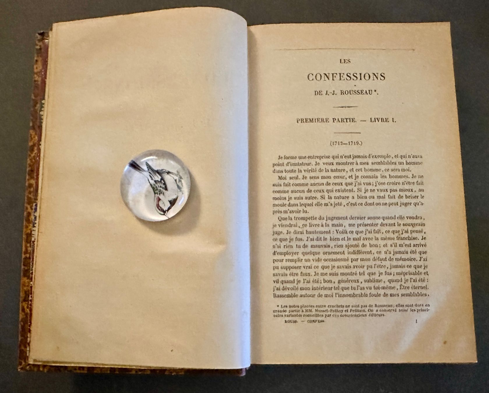 Bücher: J. J. Rousseau: Les Confessions. – Gebraucht aus Zürich von allp 3