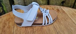 DENO Echtleder Sandalen 22 Neu Weiss(291