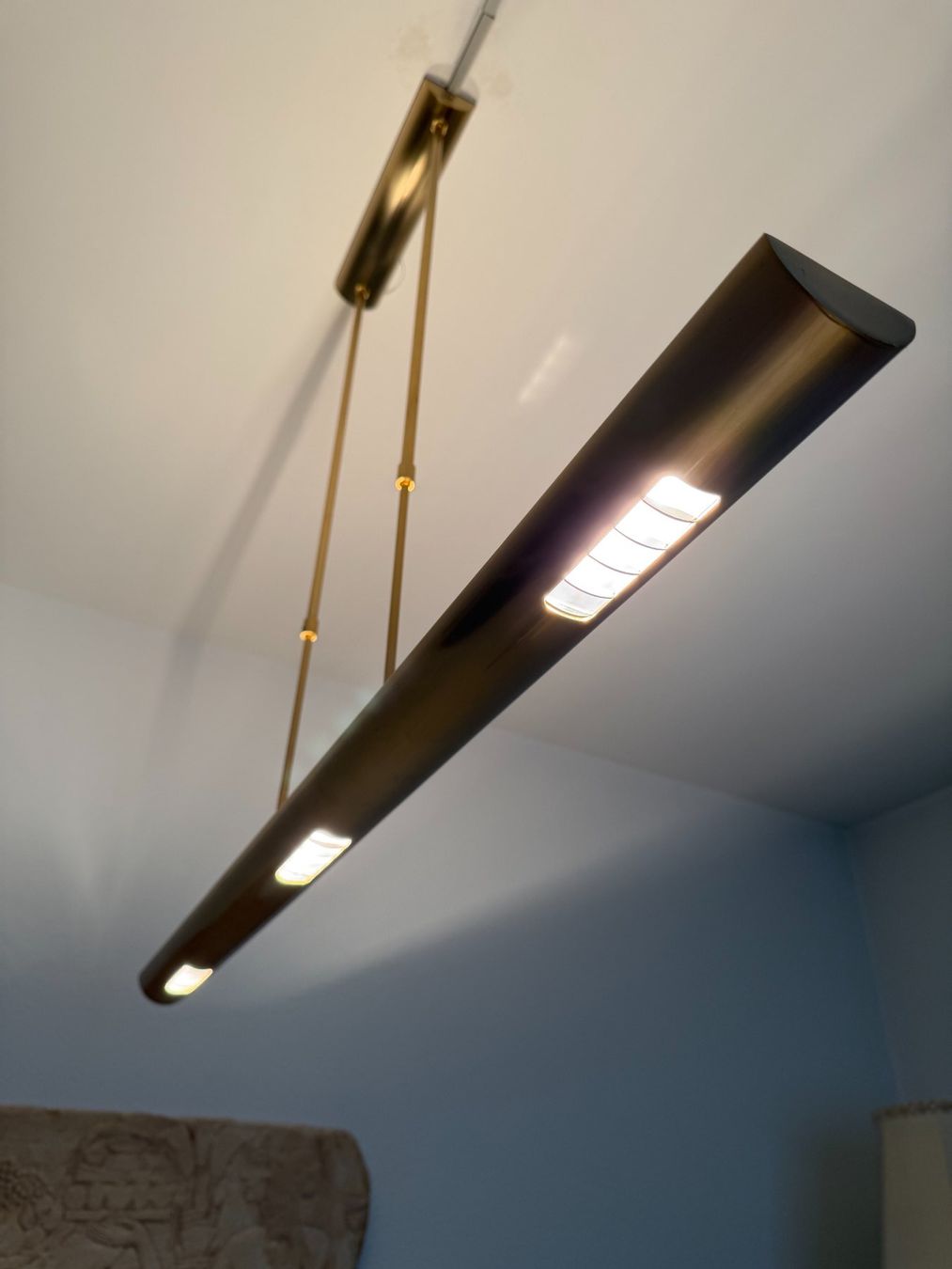 Lustres & lampes de plafonds: Decken-/Hängeleuchte - Halogen - "Cigarre" von L2 – D'occasion à Bassersdorf par Sportster0310 1