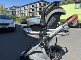 Kinderkraft 3-in-1 Stroller, Pram and Car Seat - Grey!