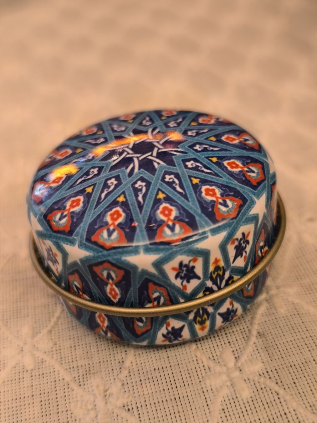 Tutte le decorazioni: Dekorative Dose mit orientalischem Muster, Vintage Style – Nuovo (secondo la descrizione) da Zürich venduto da gobel