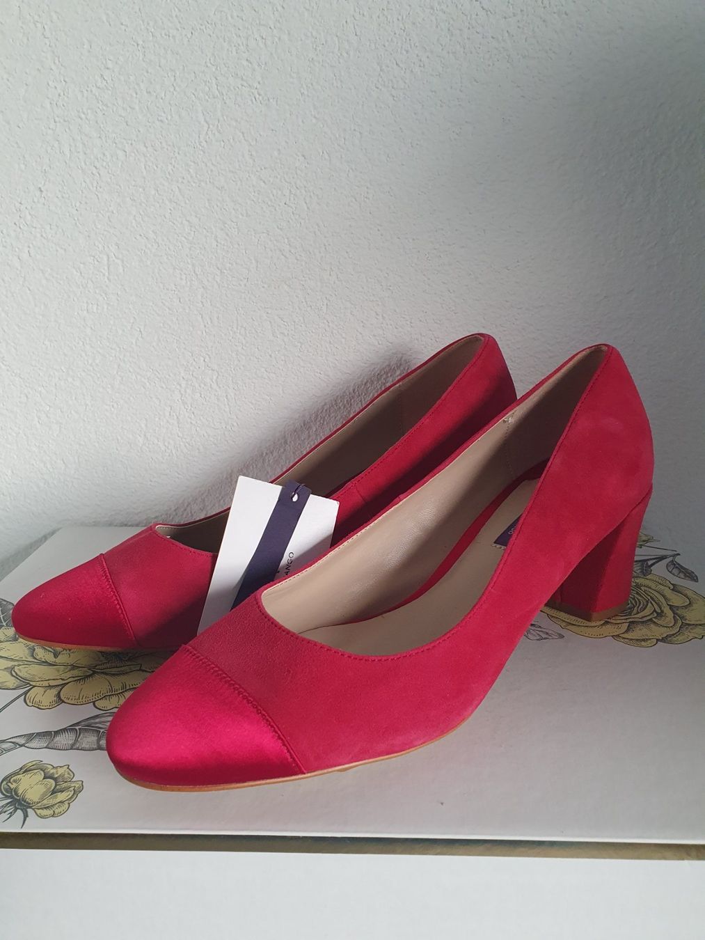 Mango Scarpe da donna: Schuhe Mango, Leder, Größe 40, pink – Nuovo e nell'imballaggio originale da Zuchwil venduto da ger_ws6t
