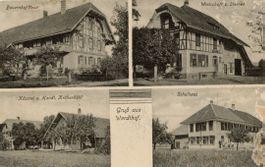 Werdthof   BE  b. Kappelen / Käserei + Handlung  um 1 9 1 8