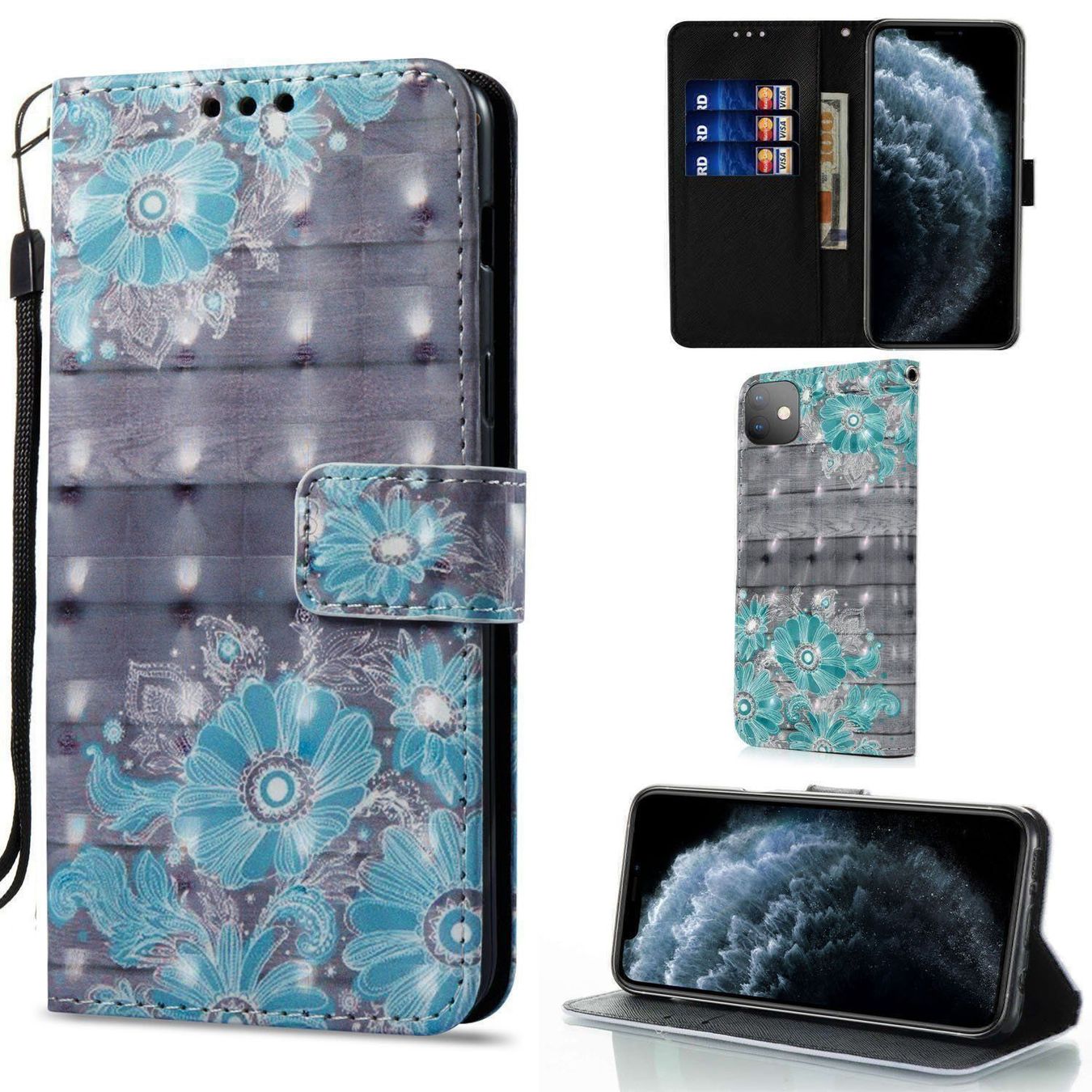 Cover & Protezioni schermo: iPhone 12 mini Hülle Etui Wallet Case Flip Cover Tasche – Nuovo e nell'imballaggio originale da Volketswil venduto da coverandmore 3