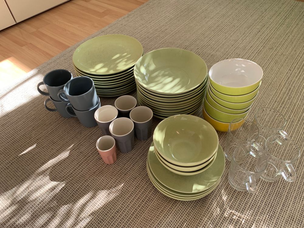 Geschirr Set 62 Teilig Ikea