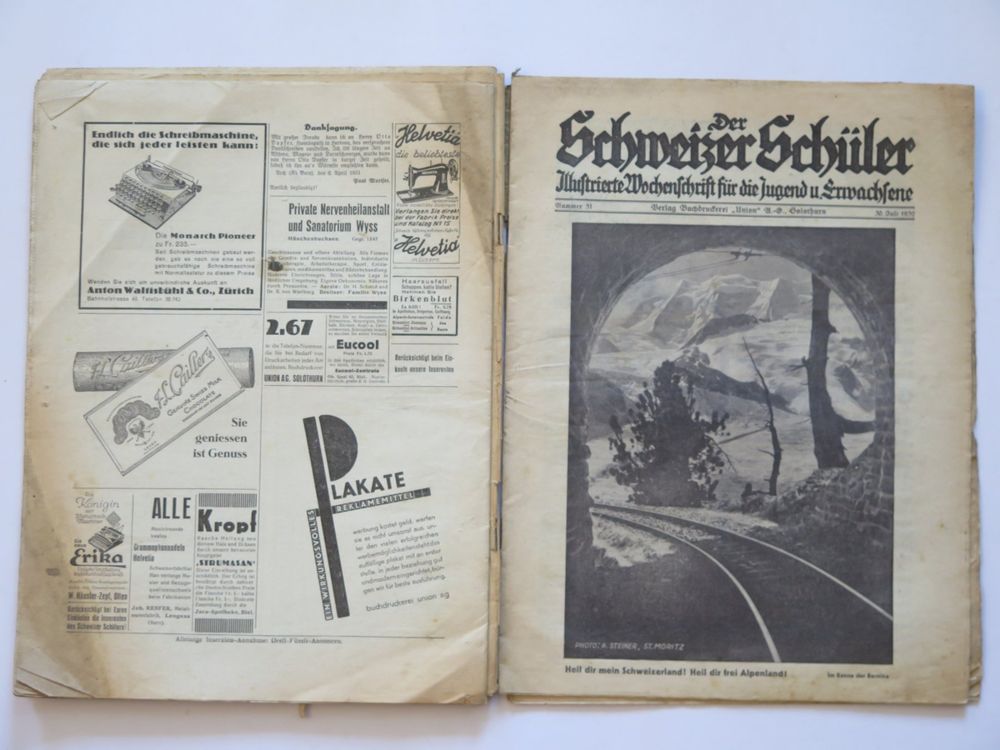 Revues & Magazines: Zeitschrift: Der Schweizer Schüler 1932 und ältere - 9 Hefte – D'occasion à Zwingen par Tigertimmi