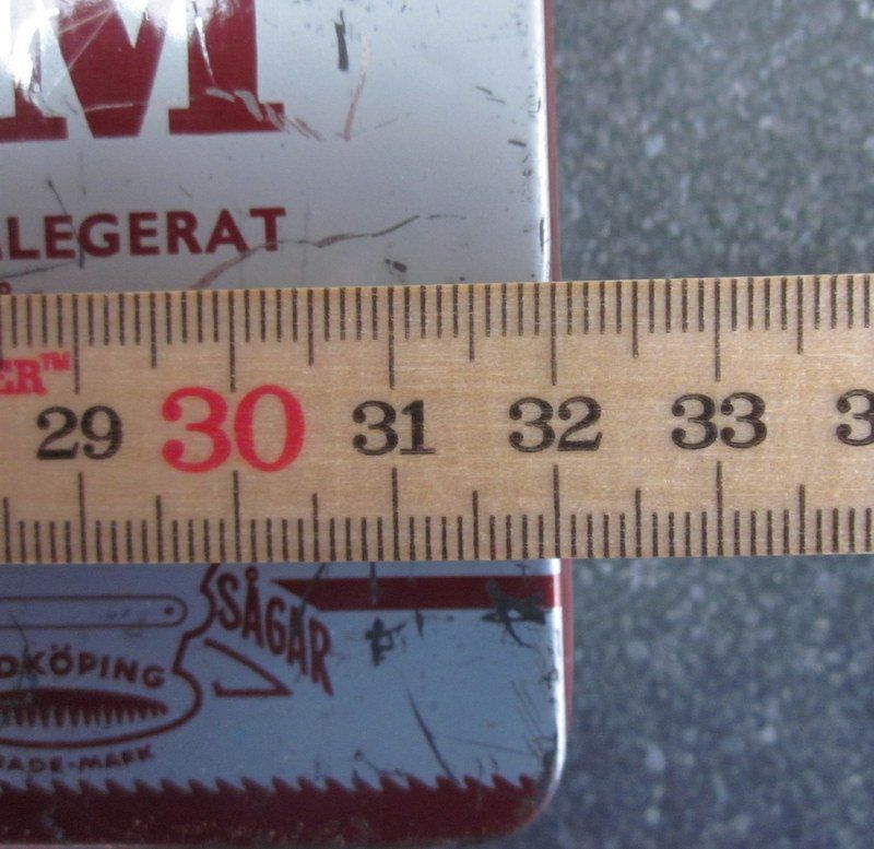 Altro in Decorazioni & Accessori: Blechdose AB Kronsagar, Sageblätter, Lidköping, Schweden – Usato da Bischofszell venduto da Pfau0 7
