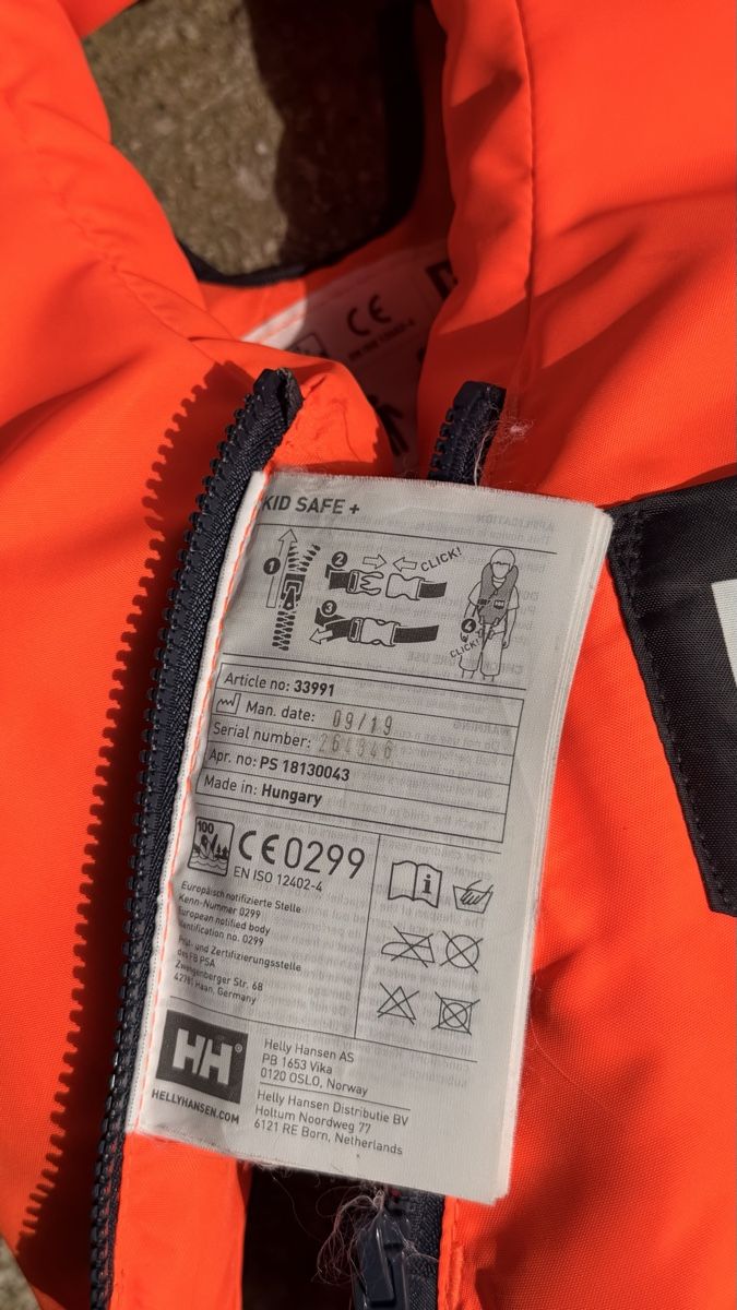 Helly Hansen Giubbotti di salvataggio: Helly Hansen Schwimmweste 10 - 25 kg – Usato da Radelfingen venduto da roger302 2