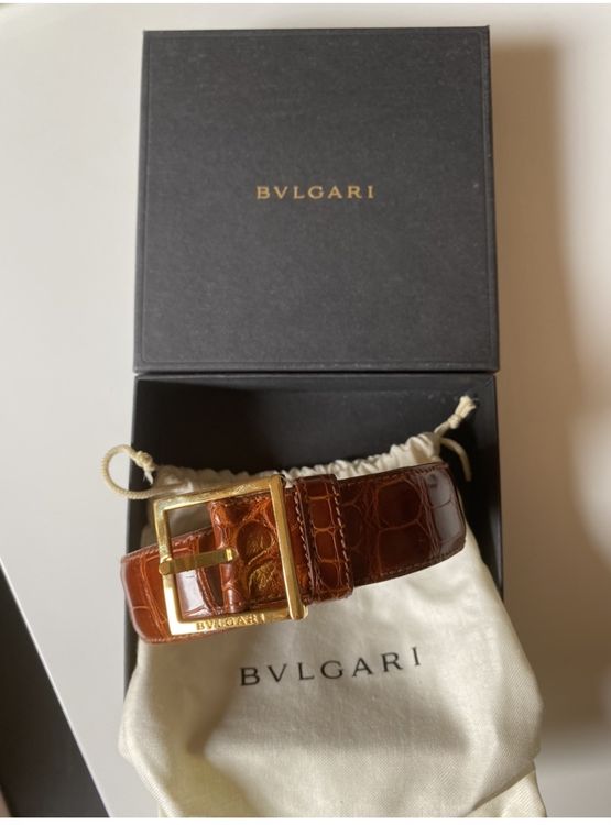 Ceinture Ajustable En Cuir De Crocodile V&eacute;ritable Couleur Cuir Mat