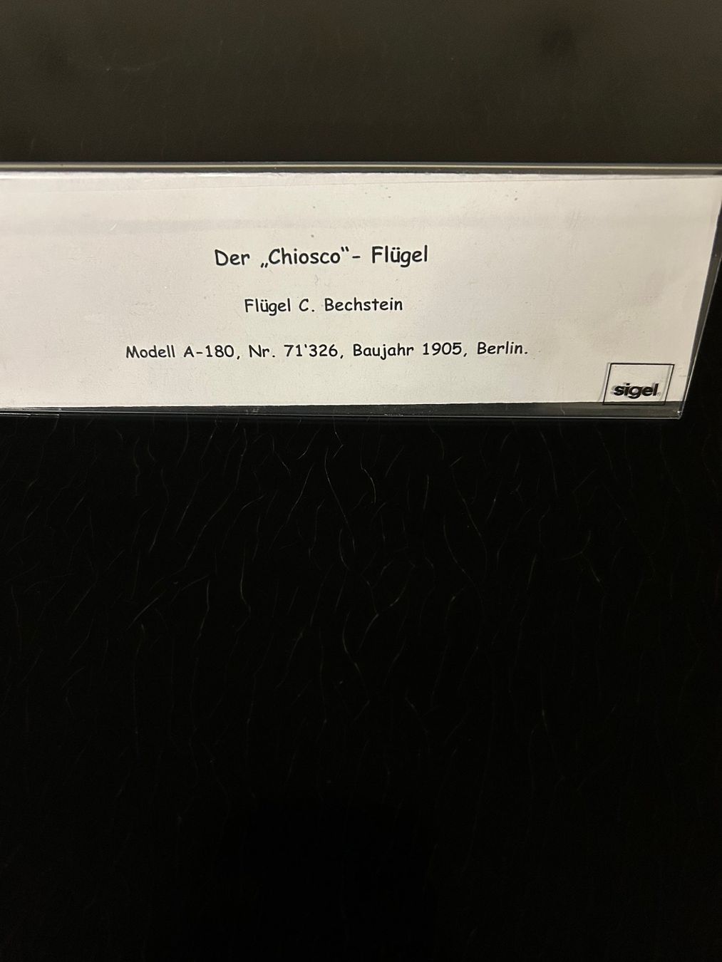 Strumenti musicali: Flügel Bechstein, mit Erdstimmung – Usato da St. Gallen venduto da Stimmgabel 3