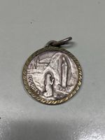 Medaglia Religiosa Lourdes Apparizione Vintage