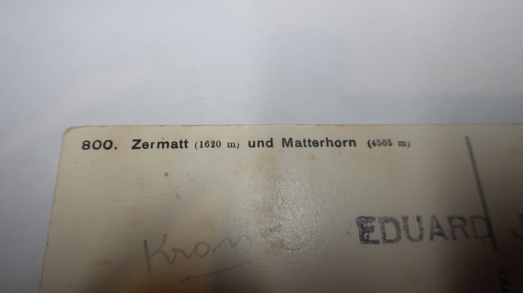 Ansichtskarten: Zermatt und Matterhorn – Gebraucht aus Cormoret von Pascalll2001 5
