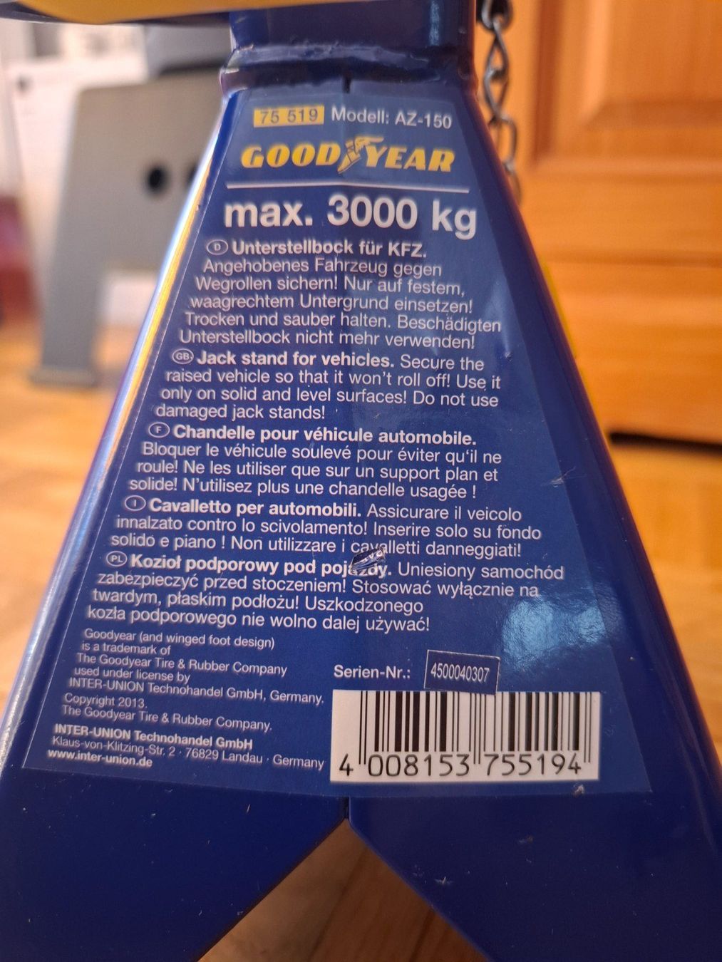 Goodyear Tutti gli attrezzi: 2 x Unterstellbock 3T Goodyear NEU – Nuovo e nell'imballaggio originale da Moutier venduto da Carambaaa 9