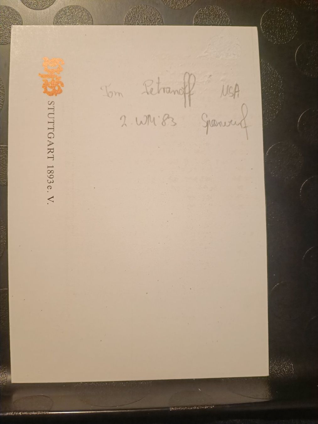 Autografi: Eamonn Coghlan - Leichtathletik – Usato da Menziken venduto da Artographs 1