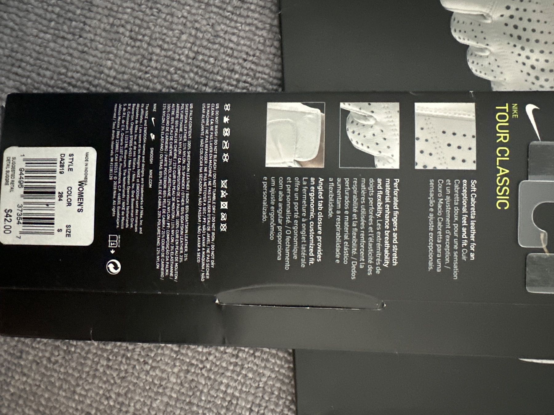Nike Guanti & manicotti: 5 Nike Cabretta Golfhandschuhe Damen S, LH – Nuovo e nell'imballaggio originale da St. Gallen venduto da Ursula66 1