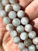 Seltenes Aquamari-Armband, Natürliches Edelstein Armband 8mm