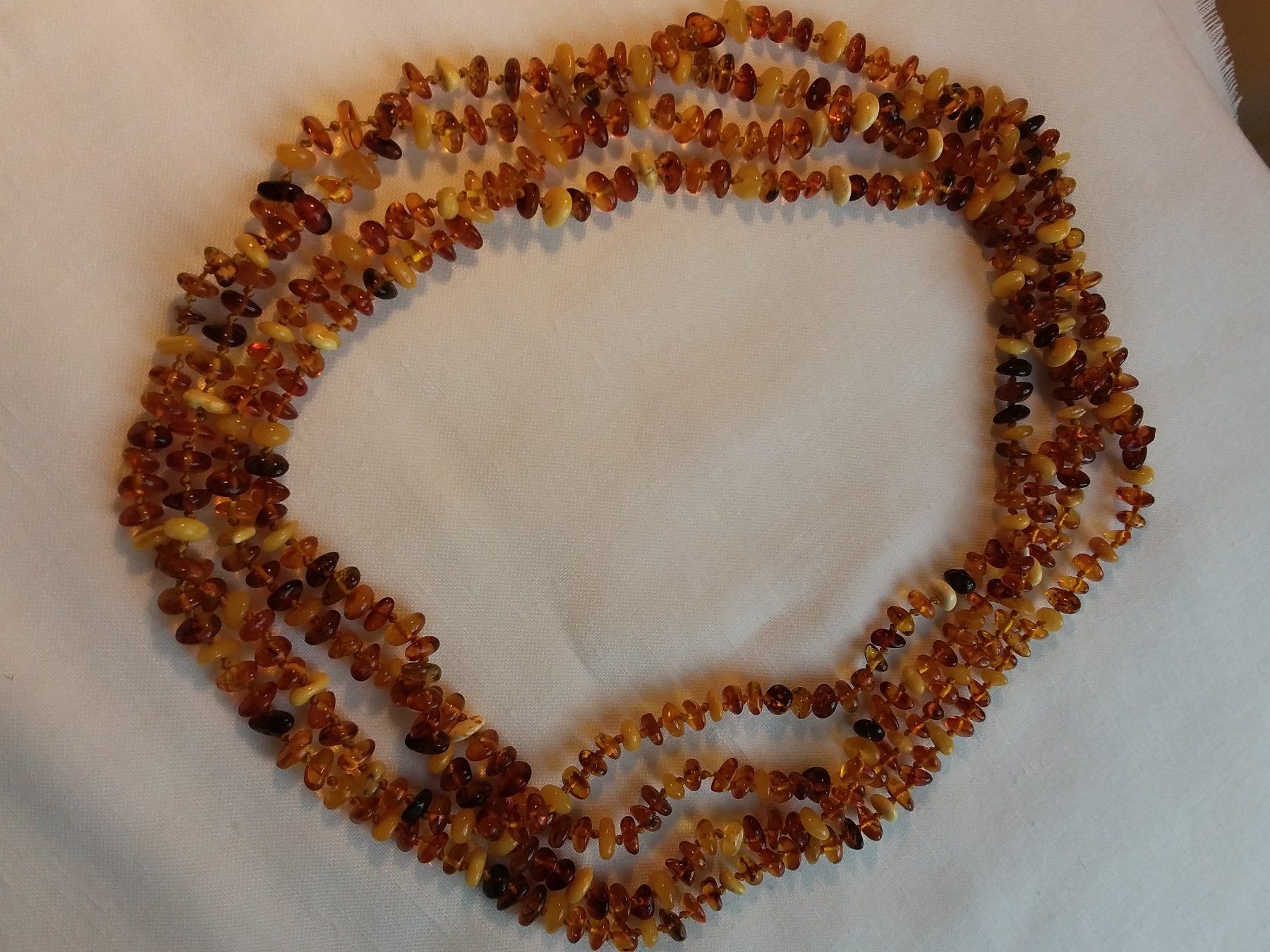 Catenine: Vintage alte Bernstein Kette 225cm lang!!! – Usato da Zürich venduto da helsan 3