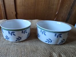 2 schöne Porzellan Schalen Schüssel Villeroy & Boch