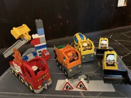 Lego Duplo Baustelle & Feuerwehr gebraucht