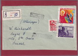 Russie - Recommandé (Tachkent - Oubekistan) 1968