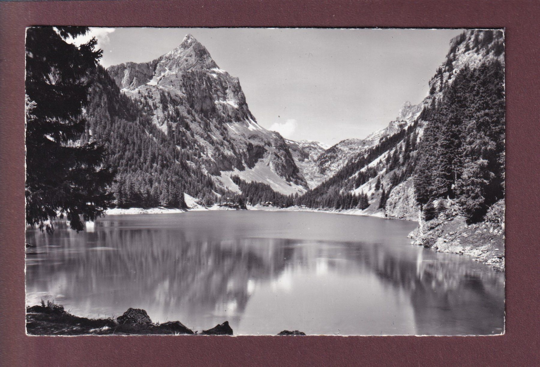 Cartoline postali: LAC TANAY sur Vouvry - Obl. Bazar – Usato da Pully venduto da nicecards