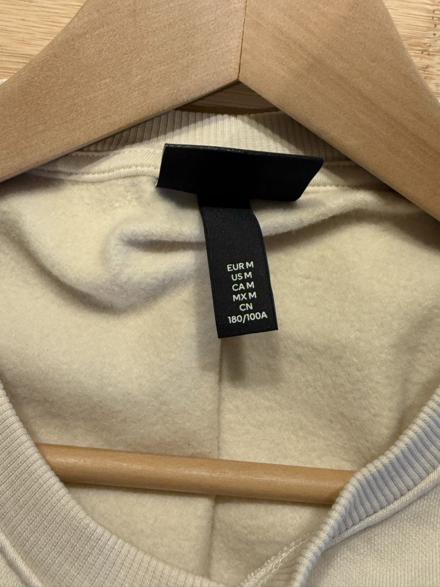H&M Pullover & Sweatshirts: H&M Loose Fit Pullover, Beige, Gr. M – Neu (gemäss Beschreibung) aus Basel von zukk_ 4